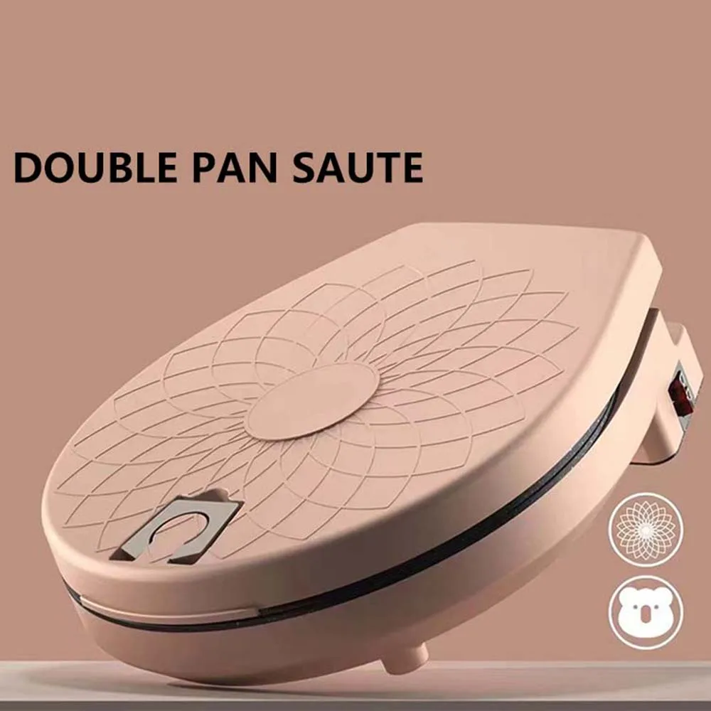 Household electric pancake pan, commercial multifunctional double-sided deep pancake pan