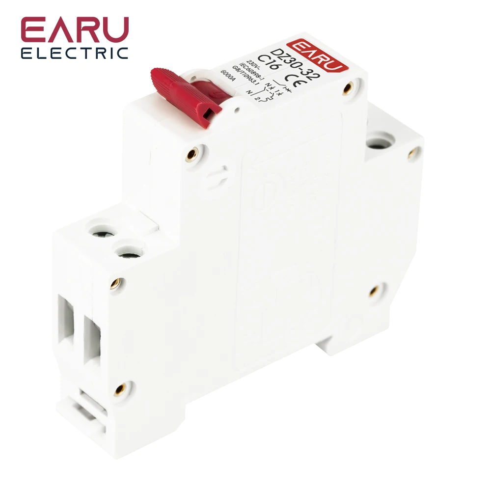 DZ30-32 DPN 1P+N Mini Circuit Breaker MCB 6A 10A 16A 20A 25A 32A Din Rail Mounti