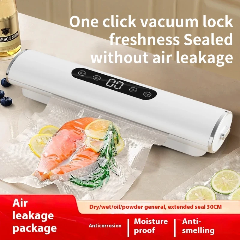 Professional Vacuum Sealer for Food Vacuumor for Products Kitchen Sealing Machine Cuisine Packaging Plastic Bag Sealant 5