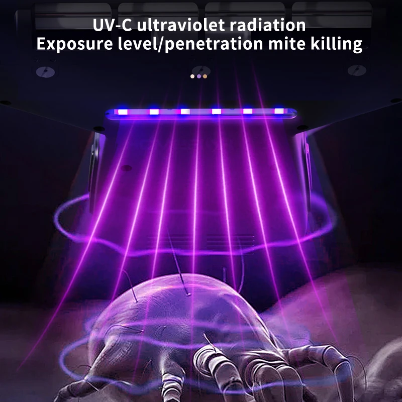Mite Remover Vacuum Cleaner with UV Disinfection