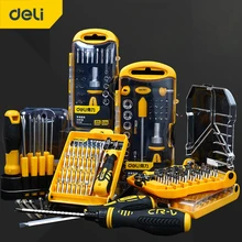 

DELI Precision Screwdriver Set Multifunctional Magnetic Hexagon Torx Screwdriver Phone Computer Disassembly Repair Tool Sets