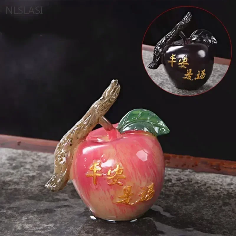 Fruit Model Color-changing Tea Pet Creative Resin Tea Table Decoration Cute Flower Pot Ornaments Ceremony Supplies