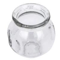 Ensemble de 6 ventouses de feu en verre pour thérapie Gua Sha, soins médicaux chinois, Instrument de ventouses sous vide, 6 tailles au choix 2