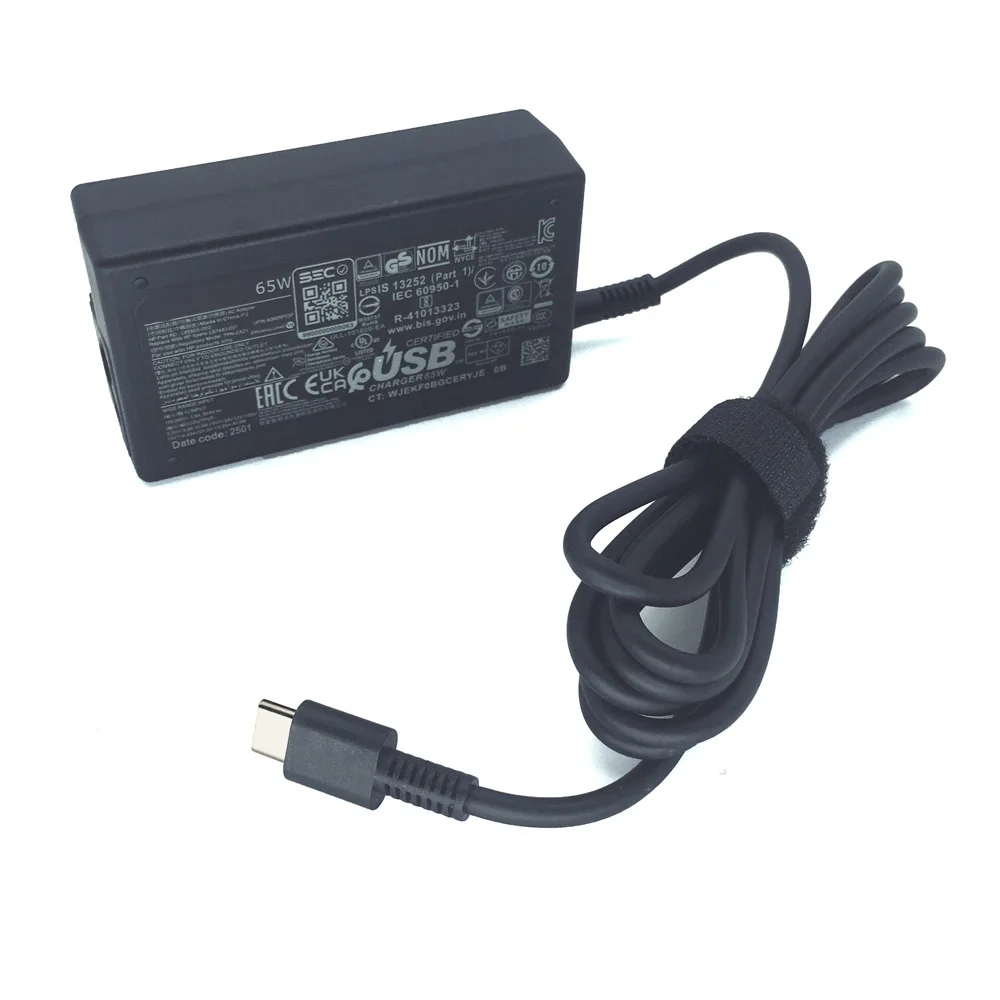 HP EliteBook 630 640 645 650 655 660 665 G11용 65W USB-C 노트북 충전기, 타입 C 어댑터 전원 공급 코드
