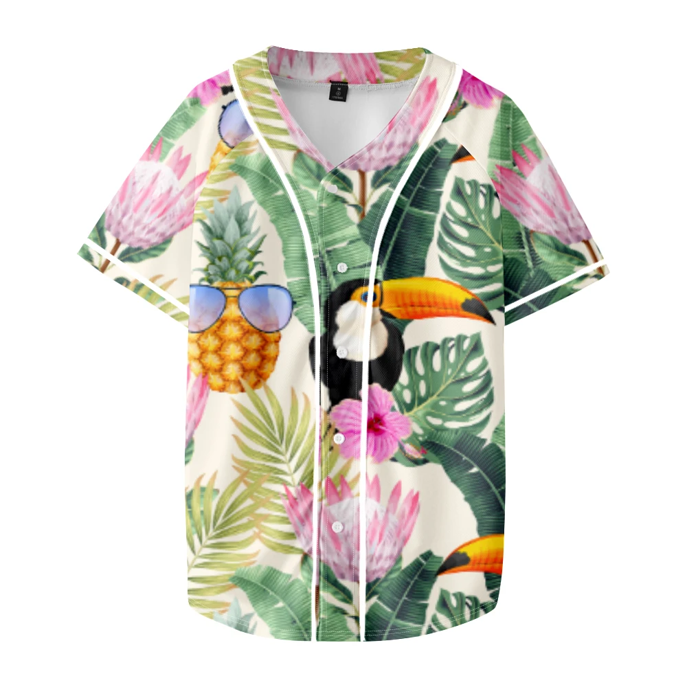 

Hawaii Baseball T-shirts Summer Women Men Fashion Casual Style 74 Jacket