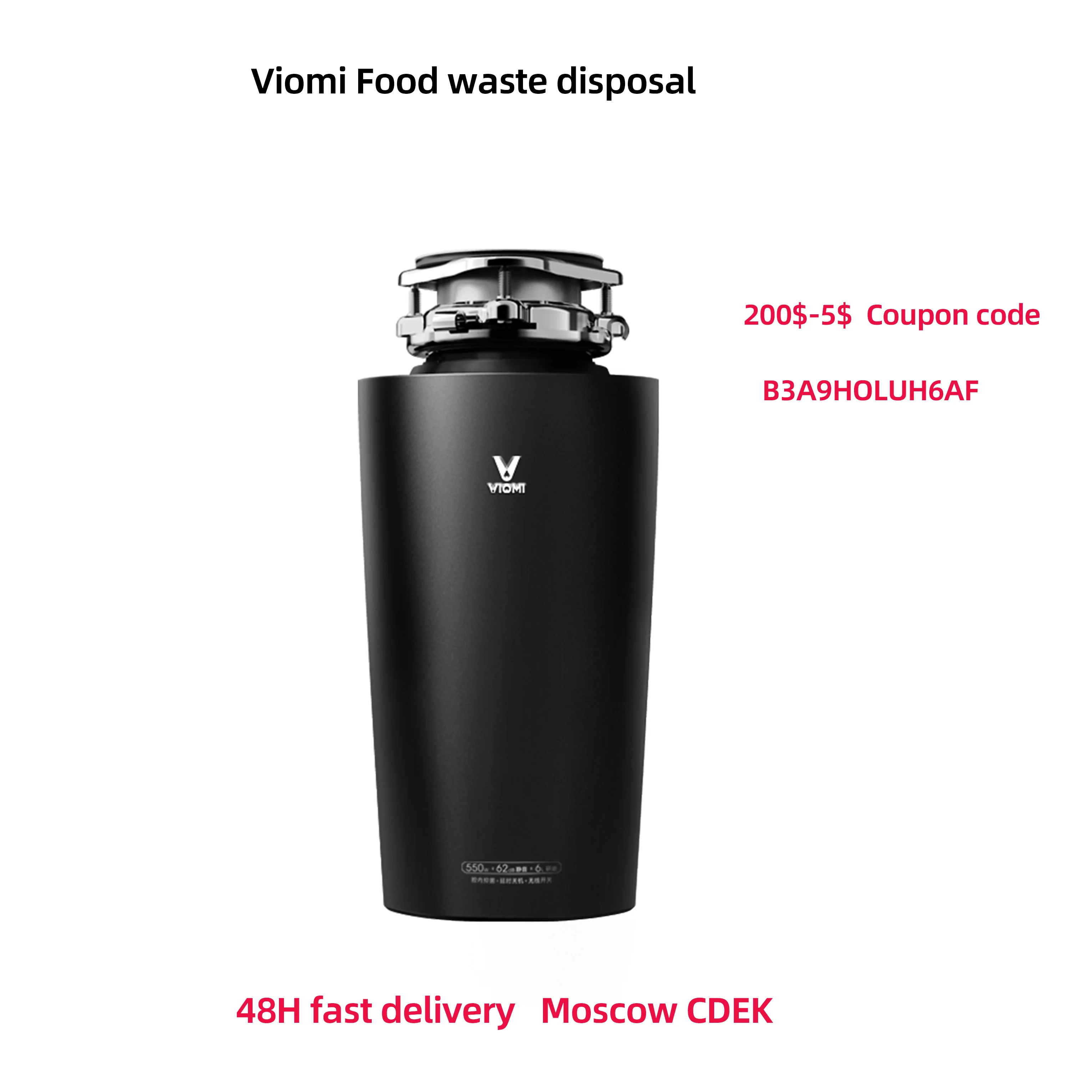 VIOMI Kitchen Food Waste Disposer PowerBox Premium Edition VXRD-02 550W Chopper Mixer Blender Kitchen Garbage Disposal Stainless