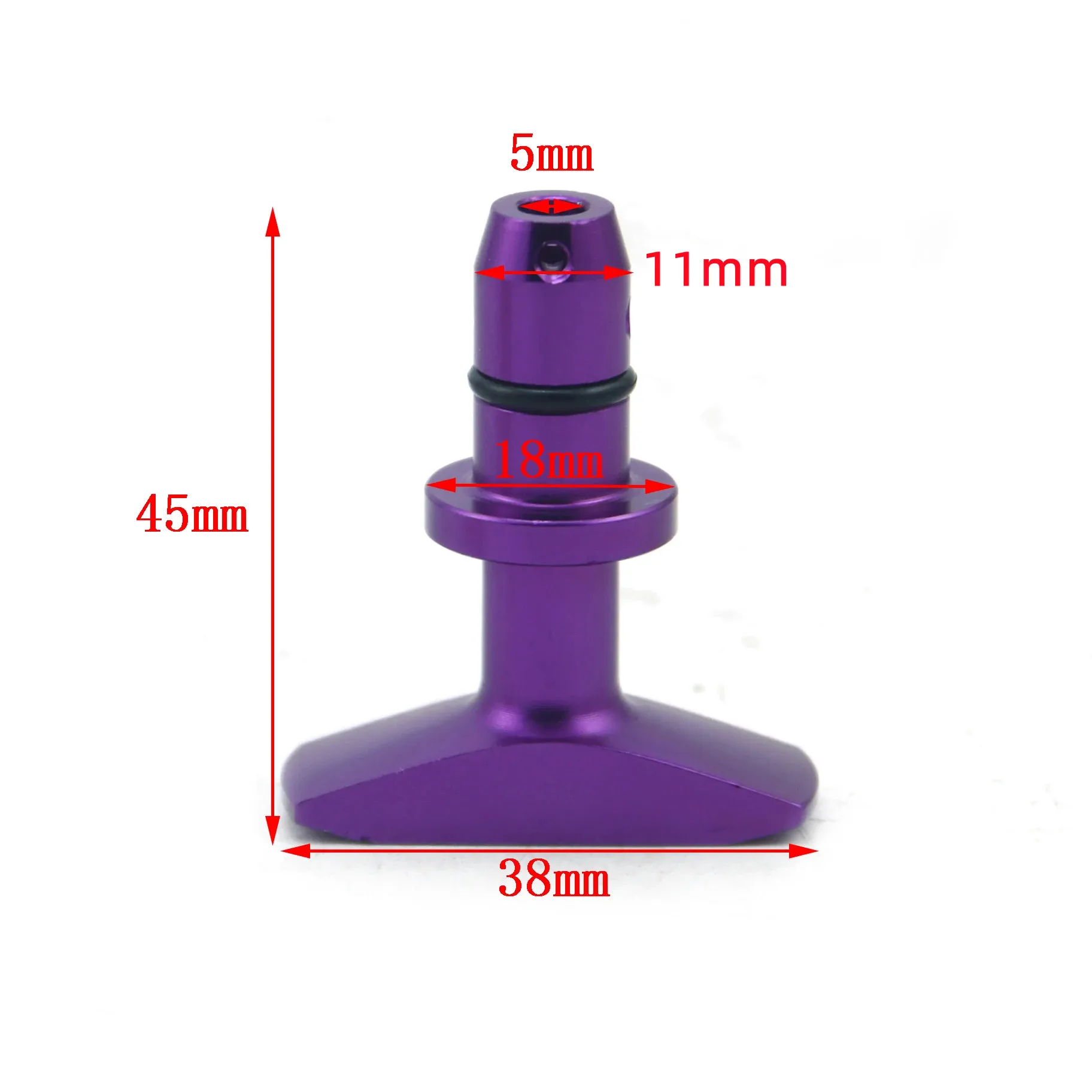 Aluminum Oil Dipstick Universal Car Oil Dipstick Pull Handle Engine Oil Pullhandle Aluminum Alloy Auto Replacement