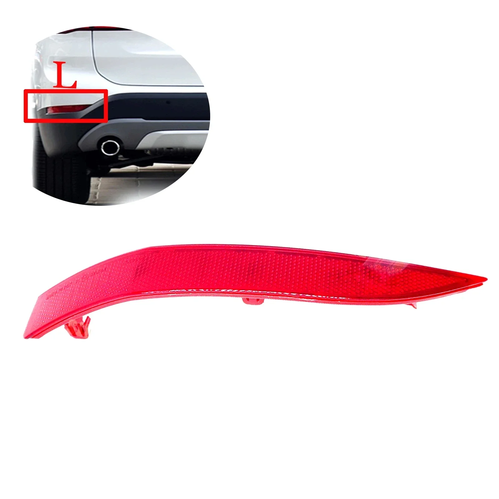 BMW X1 F48 16D 16I 18D 18I 20D 20DX 25i 28i 2014 2015-2019 차량용 좌우 반사 스트립 (후미 반사경) 61617355547