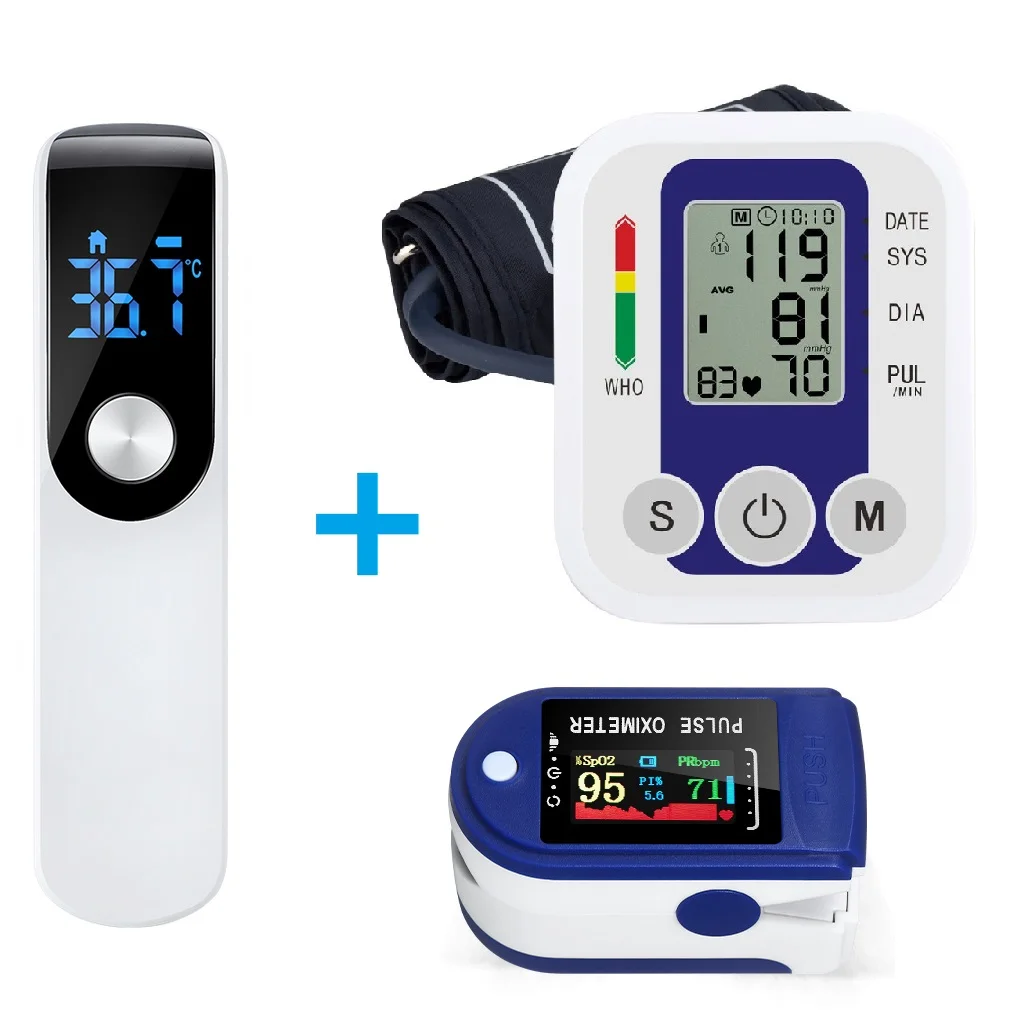 Automatic Sphygmomanometer Medical Digital Arm Blood Pressure Monitor Tensiometer Heart Rate Pulse Meter Tonometer BP Monitor For Blood Pressure Monitor Blood Pressure Meter