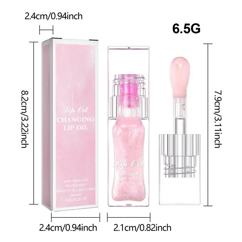 Color Changing Lip Oil PH Clear Nourishing Gloss Balm Glaze Care Moisturizer for Dry Cracked Lips lip makeup,lip oil