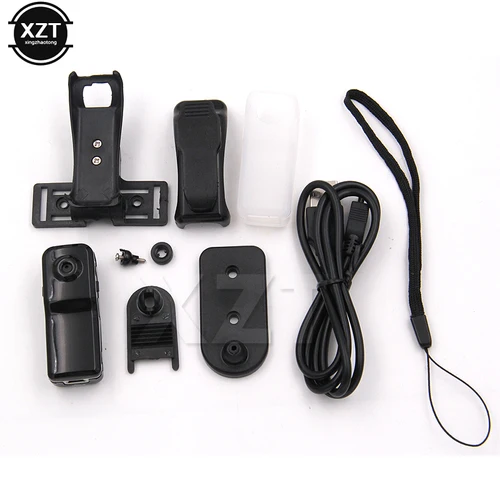 MD80 휴대용 미니 DVR 모션 카메라 비디오 오디오 캠코더, 720P HD DVR 미니 DVR 카메라 브래킷 고품질 4