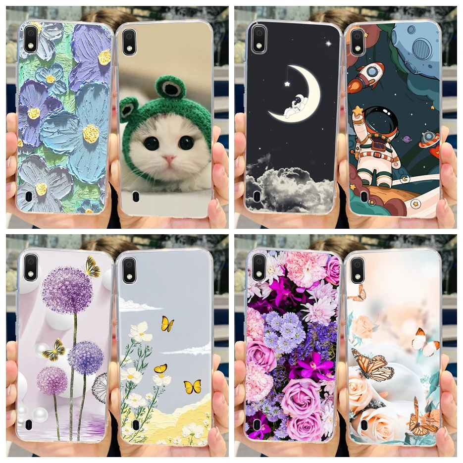 Per Samsung Galaxy A10 Custodia Cute Fashion Painted Cover Custodia Morbida E Sottile Per Samsung A10 A 10 S Galaxy A10S Cover Posteriore Paraurti