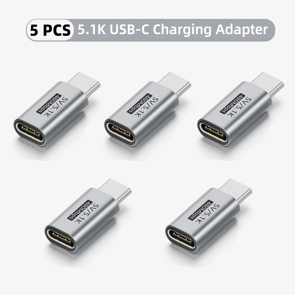 Premium USB-C Charging Adapter with Overvoltage Protection and Aluminum Alloy Type C Connector