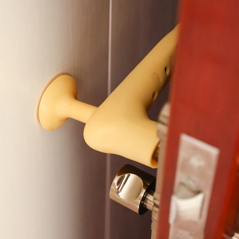 door knob covers door handle covers Silicone Door Handle Protective Cover Anti-collision Baby Doorknob Protect Door Knob Cup Safety Cover Noiseless