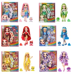 Pre Order Original Rainbow High Fashion With Slime Kit Pet - Rainbow 11 Shimmer Sparkle Slime Surprise Doll Birthday Gift Toys