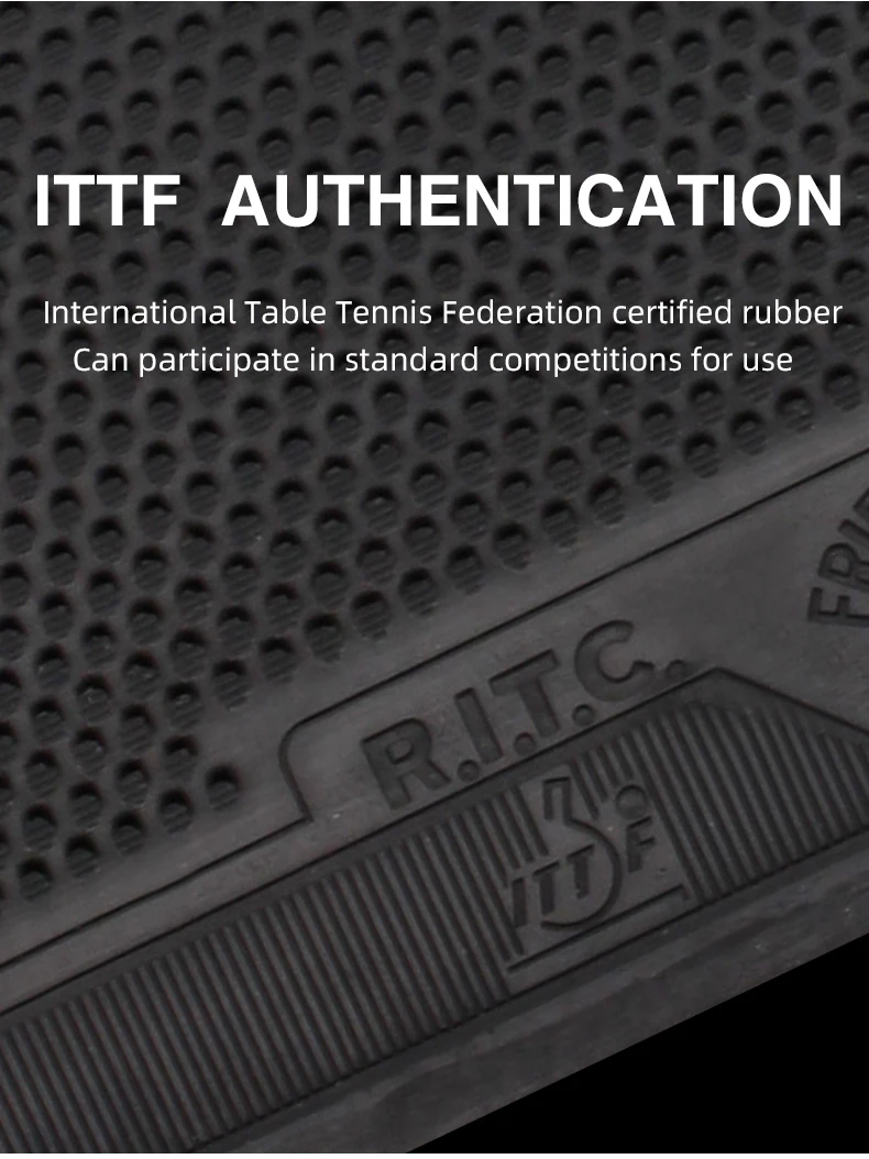 Description Picture 5 of itemRITC 729 Friendship 837 Mystery III Long Pips-Out Table Tennis Rubber long pimples without sponge defense control rackets Ping p