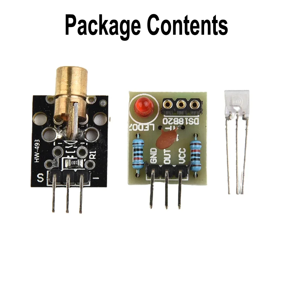 650 nm Sensor Module For Arduino AVR Parts Receiver Replacement Set With KY-008 Transmitter 10pcs New Portable