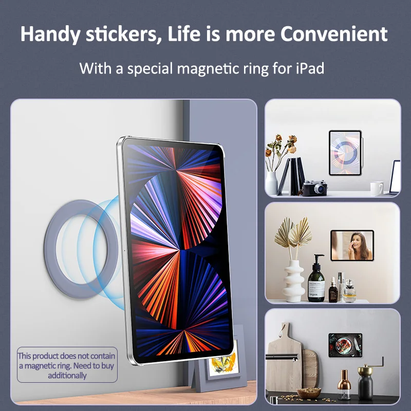 Rotação para Magsafe Magnética Anel Case Ipad Pro 11 12.9 m1 ar 10.9 Mini Destacável Capa Inteligente Folio Lápis de Carregamento 720 - Imagem 6