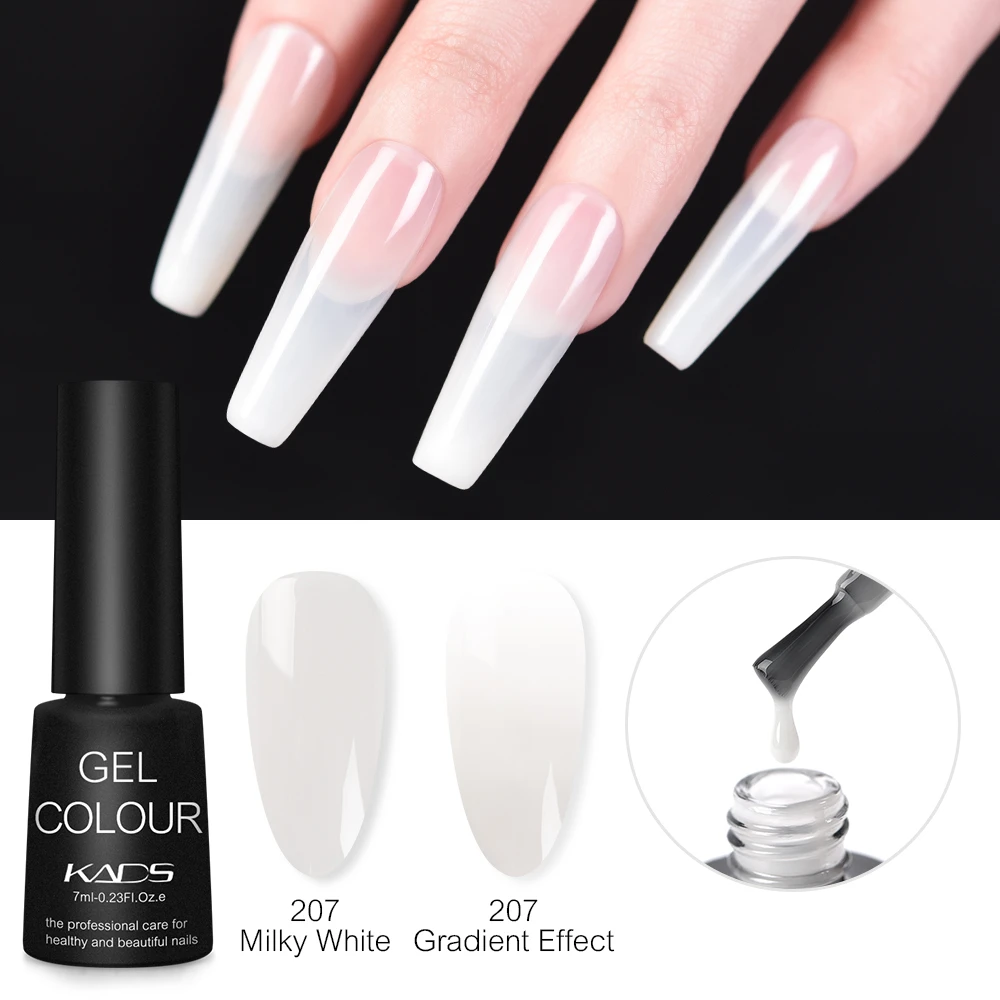 7ml Opal Jelly Nail Gel Polish Milky White Black Semi transparent Soak Off  UV Led Gel Nail Polish Varnish DIY Nail Art Design| | - AliExpress