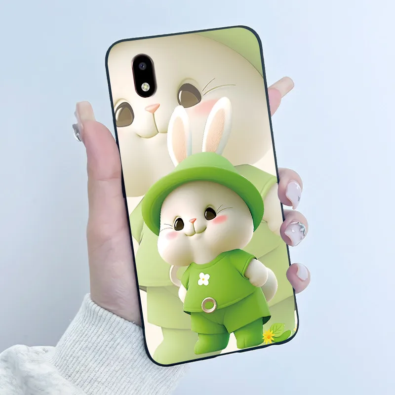 Luxury Cute Love Rabbit Cartoon Shockproof Silicone Back Cover Case