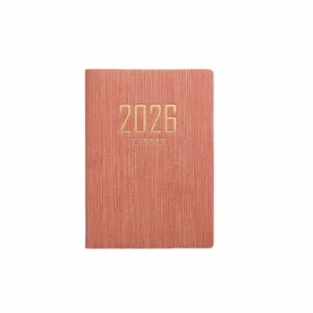 Agenda 2026 A7, 64 Fogli, 128 Pagine, Mini Planner Settimanale Portatile, Design Sottile, Versione Inglese, Diario Tascabile per Uso Scolastico