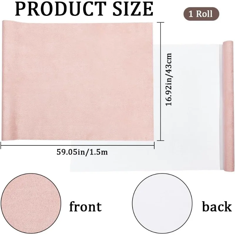 Tela Scamosciata Per Rilegatura Libri - 4 Colori, 130x30cm, Per Fai Da Te, Album E Copertine - Foto 3