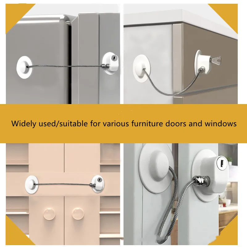 Child Safety lock Children's window refrigerator limiter to prevent children from falling Window lock Baby safety protector child lock safety lock