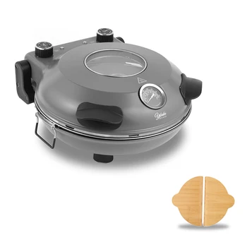 12” Electric Pizza Oven Countertop – 1200W Indoor Pizza Maker 1