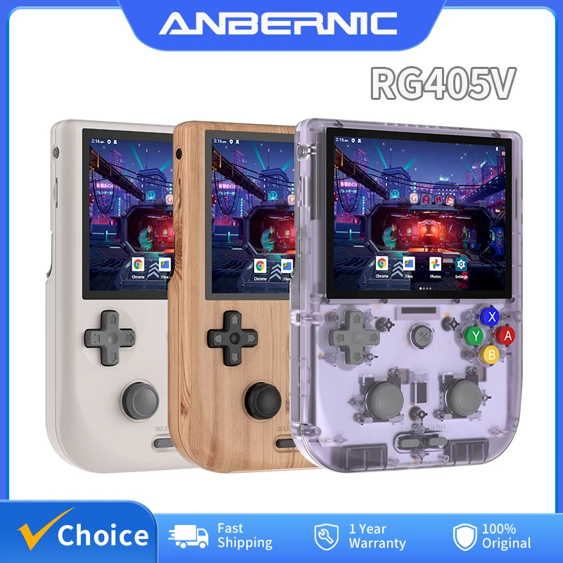 ANBERNIC RG405V（UNISOC Tiger T618） PRzenośna konsola do gier ANBERNIC RG405V Unisoc Tiger T618