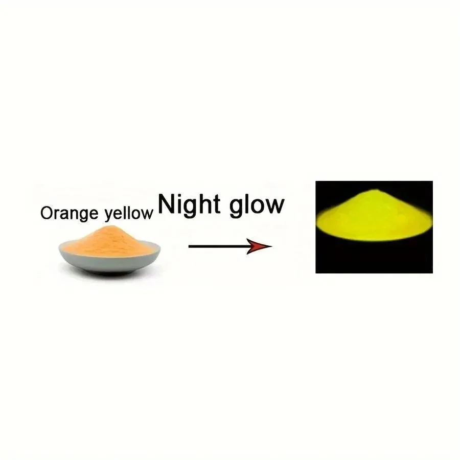 Luminous Blue-Green Glow-in-the-Dark Nail Powder for Jewelry and Decor Crafting