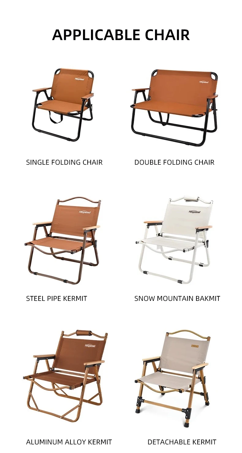 Camping Chair Portable Folding Kermit Chair Wool Cushion Travel Wood Chair Outdoor Picnic Relax Fishing Chair Sofa Cushion 8