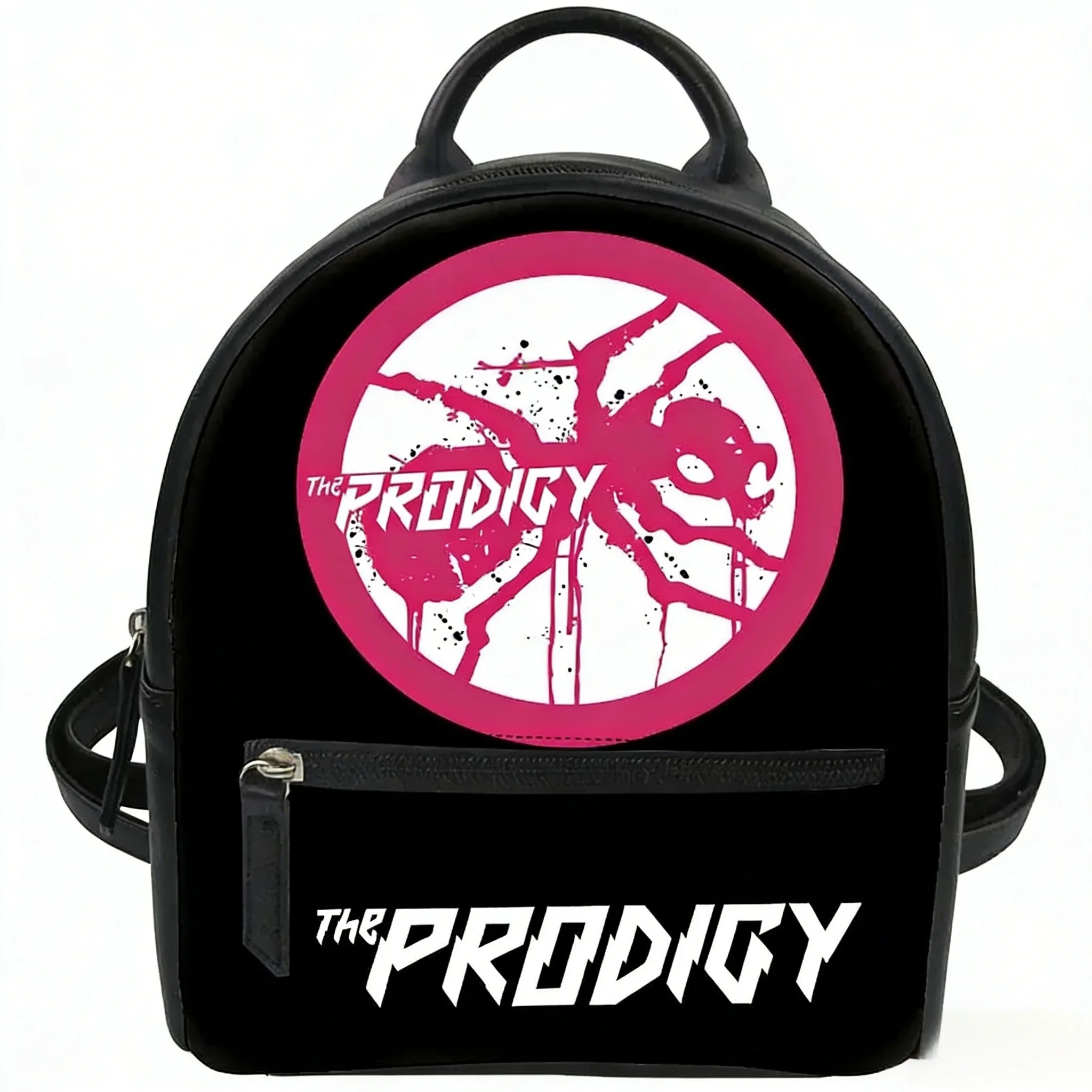 The Prodigy Rock Band 맞춤형 배낭 지갑 여성용 카터 책가방 더블 숄더백 미니 데이팩 가죽 여행 가방