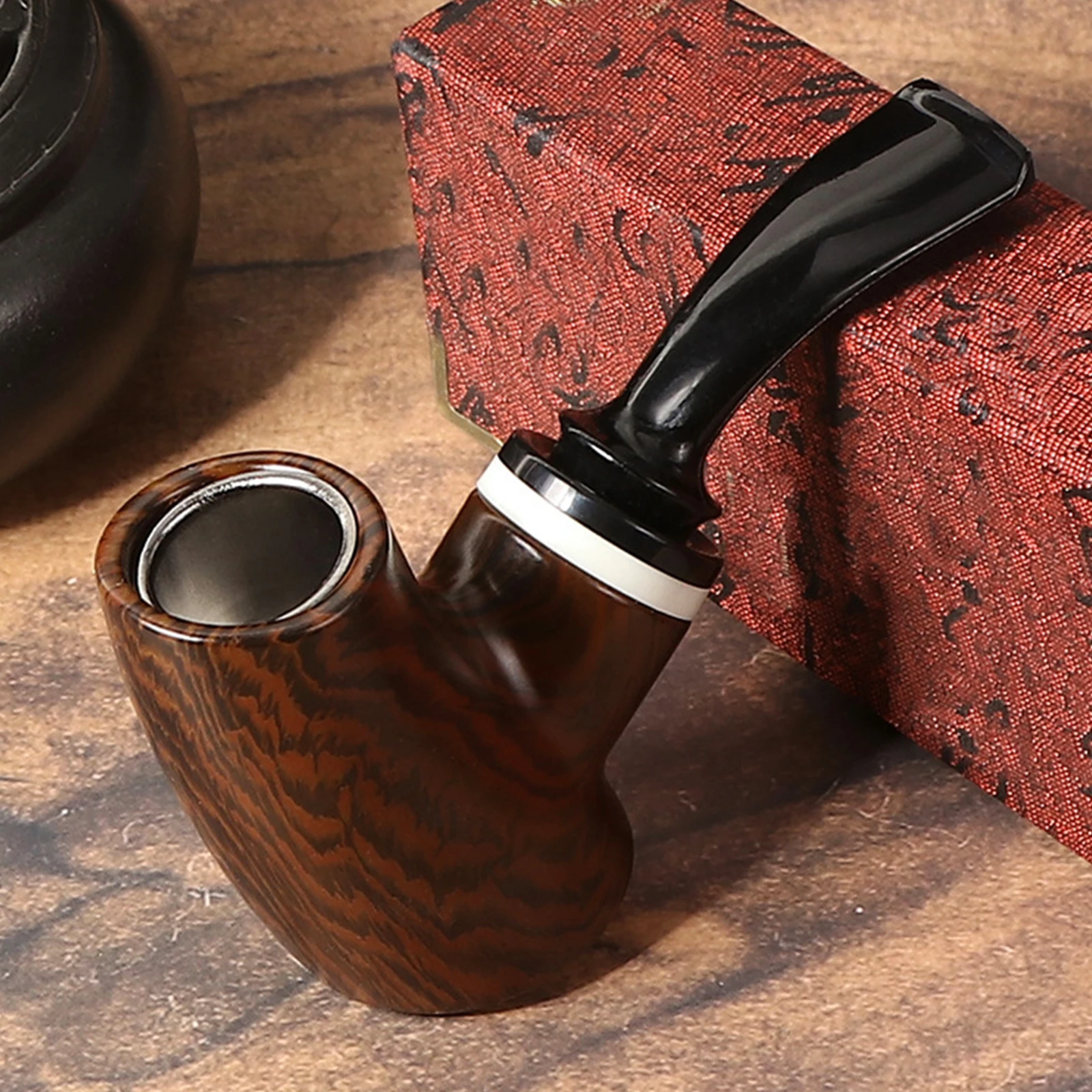 1pc Resin Pipe, Removable Cleaning Filter Cigarette Holder, Smoking Pipe, Smoking Accessories, Men's Gift
