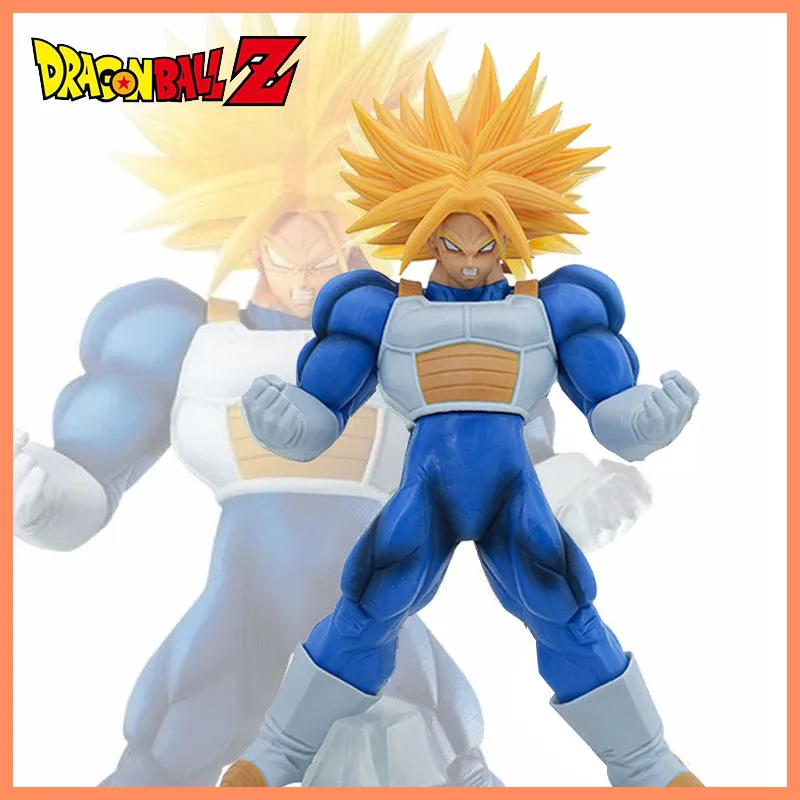 

25cm Dragon Ball Z Super Saiyan Anime Figure Muscle Trunks Action Figures Toys PVC Statue Collectible DBZ Model Figurine Gfits