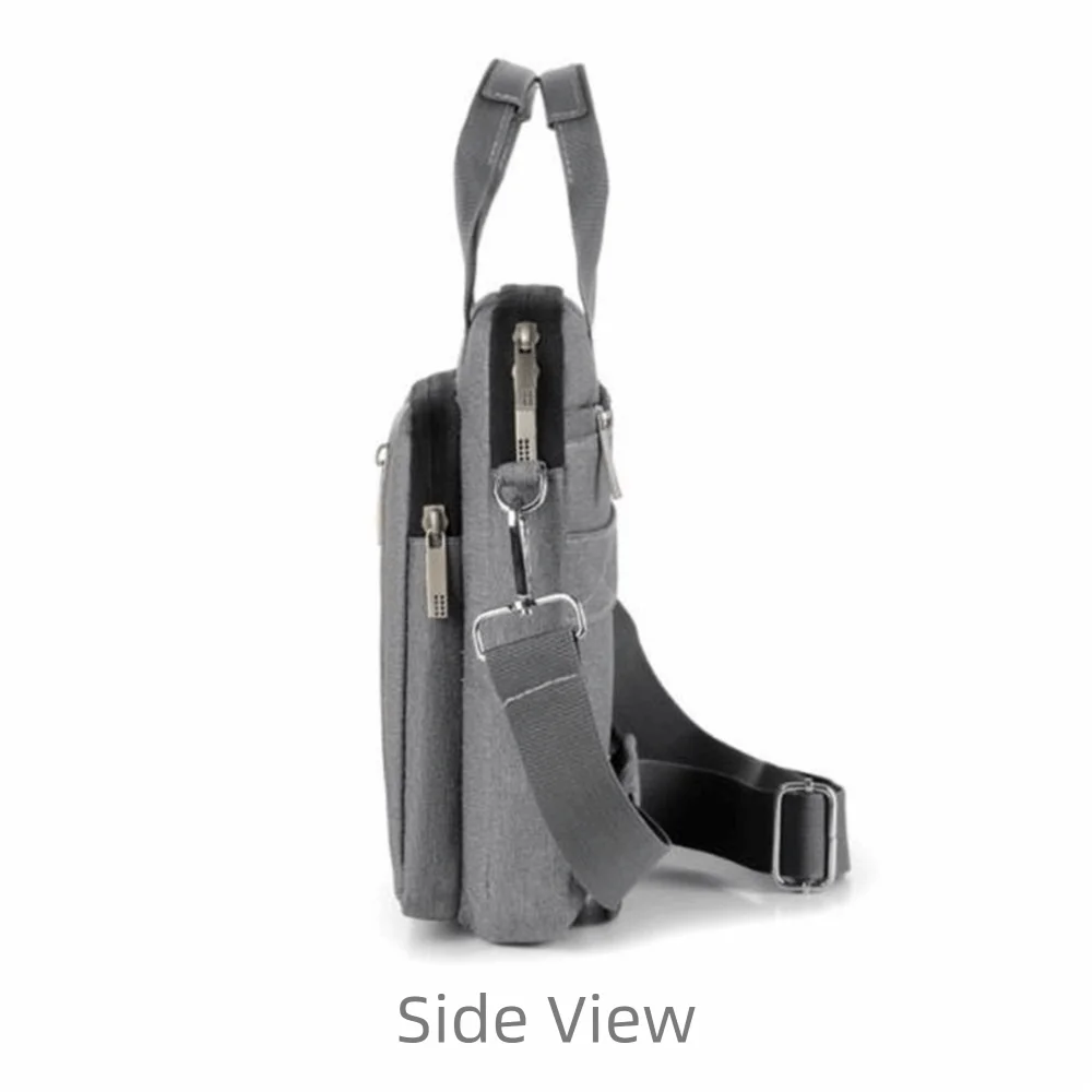 Borsa per Computer Portatile a Doppia Parete, Antiurto, Design a Tracolla, Impermeabile, Zaino per Documenti, per Ufficio - immagine 2