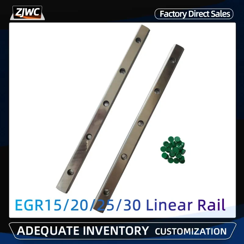 Trilho de Guia Linear Quadrado para Deslizante Carruagens do Bloco Gravura do Router do Cnc 1001600 mm Egr15 Egr20 Egr25 Egr30 15 mm 20 mm 25 mm 1pc Peças 2