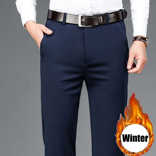 10XL Oversize Men's Classic Pants Man Casual Formal Trousers Dress Tailoring Clothes Social Suit Clothing Mens Work Business Men