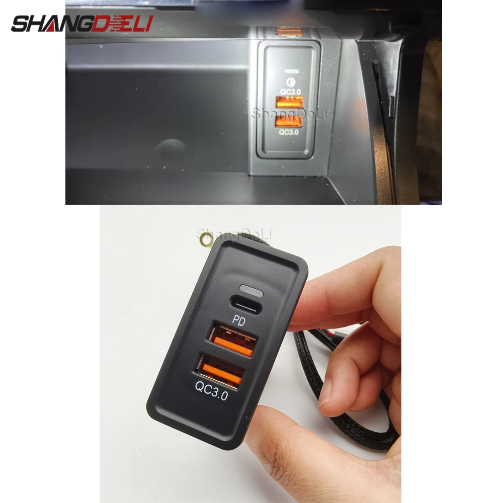 

Автомобильное зарядное устройство USB, 12 В/24 В