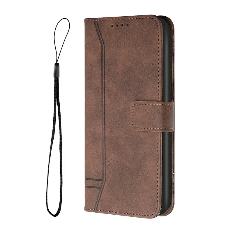 Matte Leather Wallet Case for Redmi Note 14 14 Pro Note 13 Pro Redmi 12 11 10 9 14C 13C 12 12C 10 for Leather Wallet Case