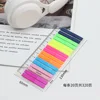 KindFuny 320 Sheets Transparent Sticky Notes Self-Adhesive Annotation Books Bookmarks Memo Pad Index Tabs Stationery 3