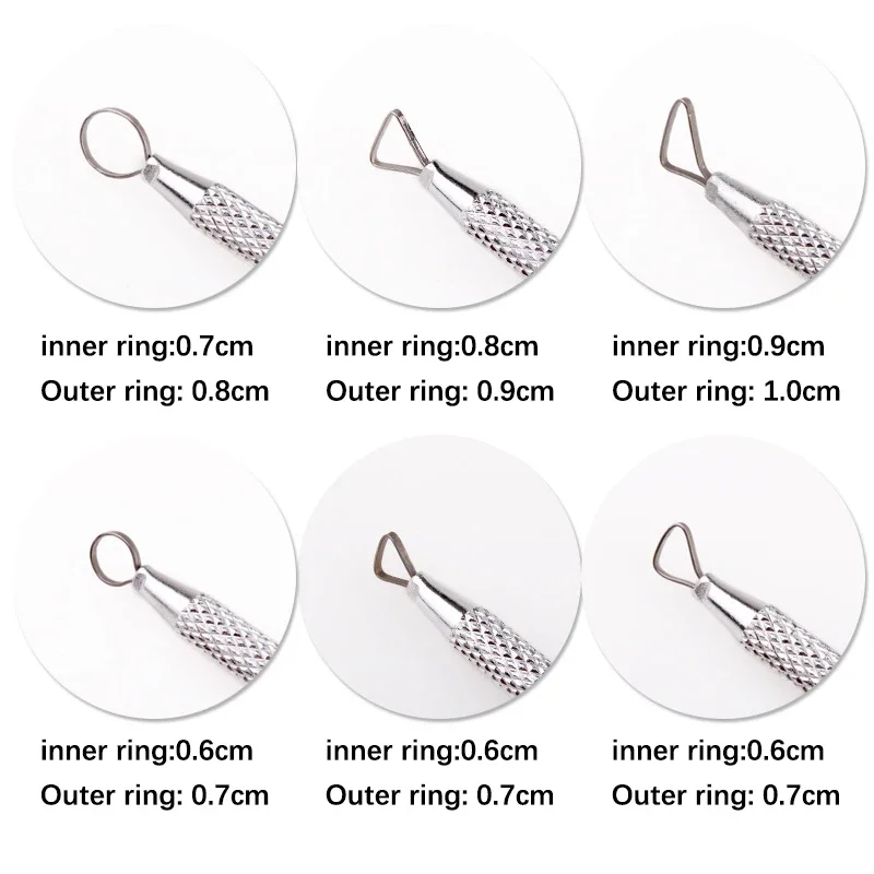 Polymer Clay Tools Pottery Ceramics Ribbon Sculpting Tools Set Pottery Clay Sculpture Caving Scraper Craft Modelling 6 PCS