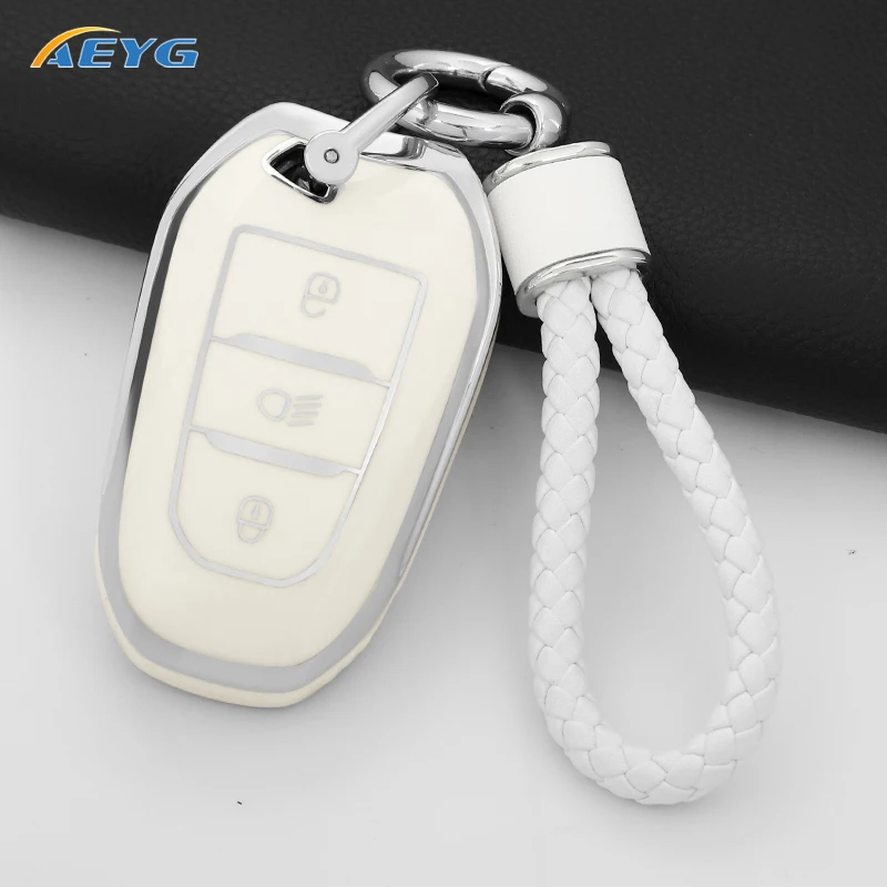 Key Case Cover TPU For Peugeot 308 408 508 2008 3008 4008 5008 For Citroen C4 C6 C3-XR Picasso Grand DS DS5