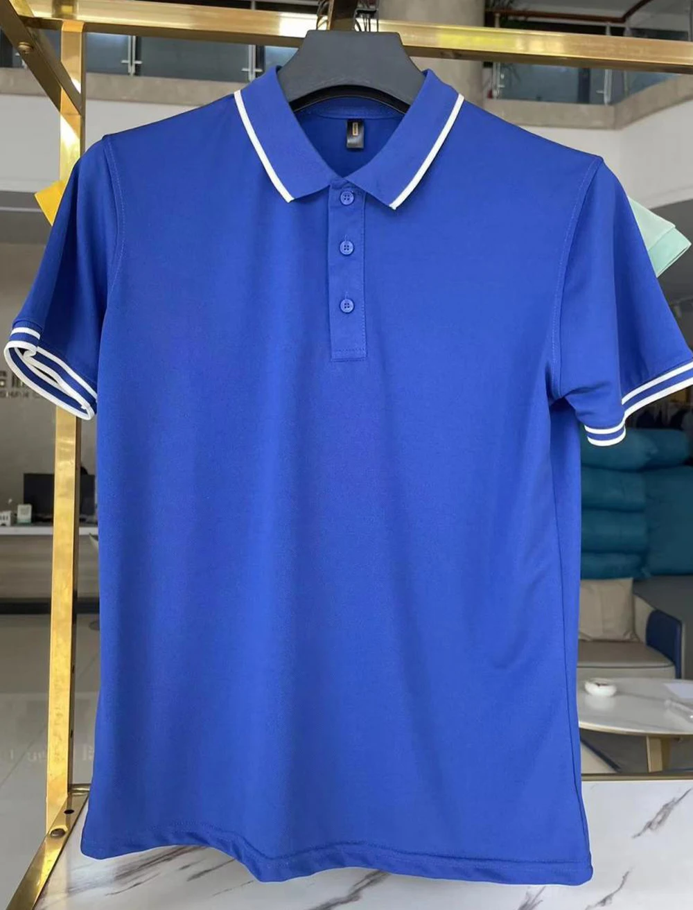 Men Stripe Polo T Shirts High Quality Fashion Business Collar T-shirt Wholesale Golf Tshirts For Men Playeras Polos Para Hombres 26 Sef0eeac562044772a58b981a33738390E