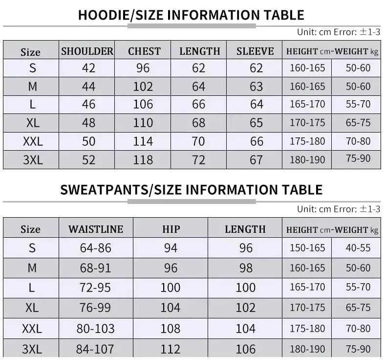 Men's and women's sportswear set, hooded sweatshirt and sports pants, 2-piece set for fitness, gym, running, running sportswear