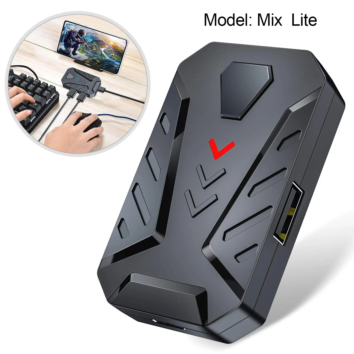 Mobile Games Adapter Kit Mobilador Gamer Converter Kit Keyboard Mouse 4 In 1 Combo Gaming Keyboard Adapter Controller Mix Lite