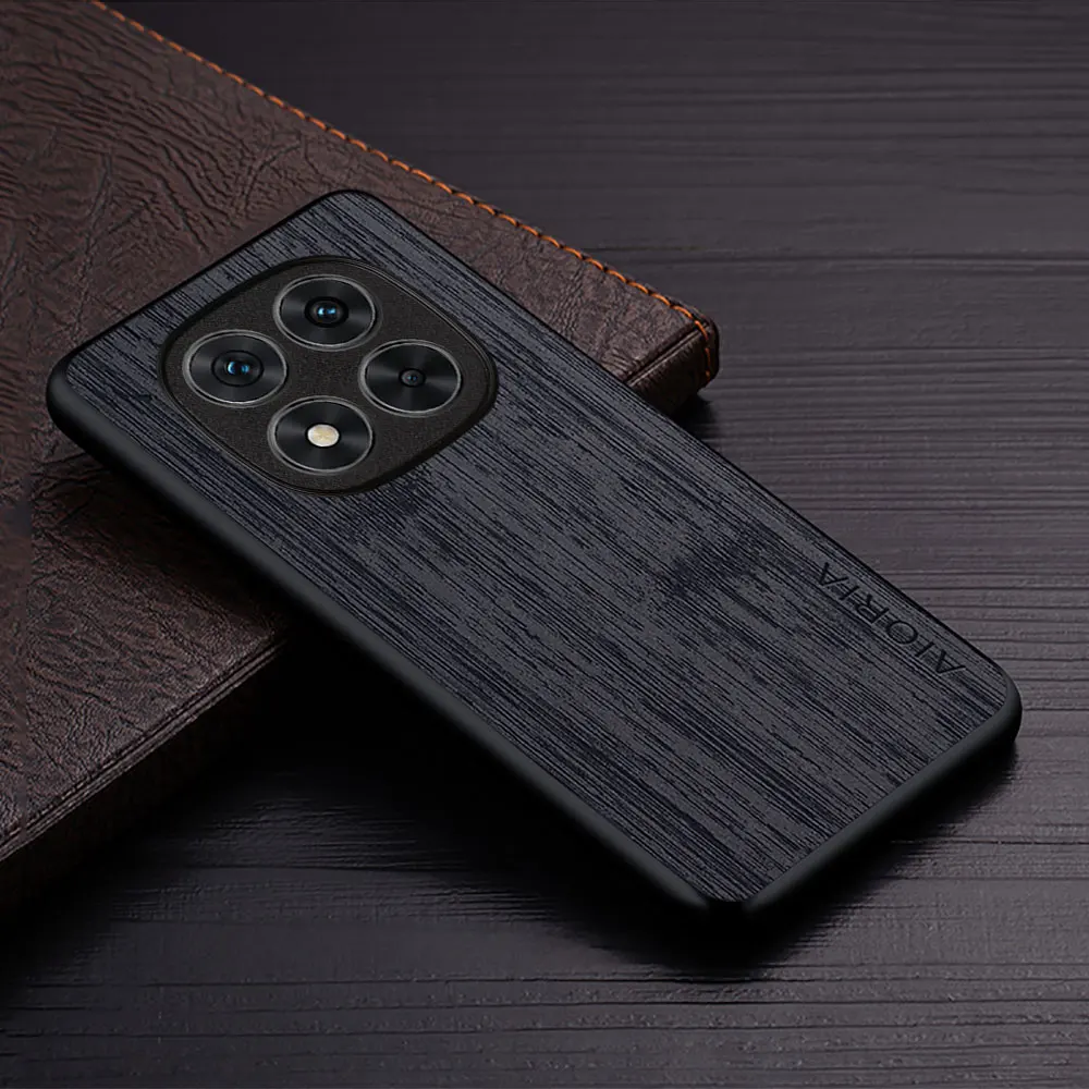 Luxury Bamboo Wood Pattern Leather Case