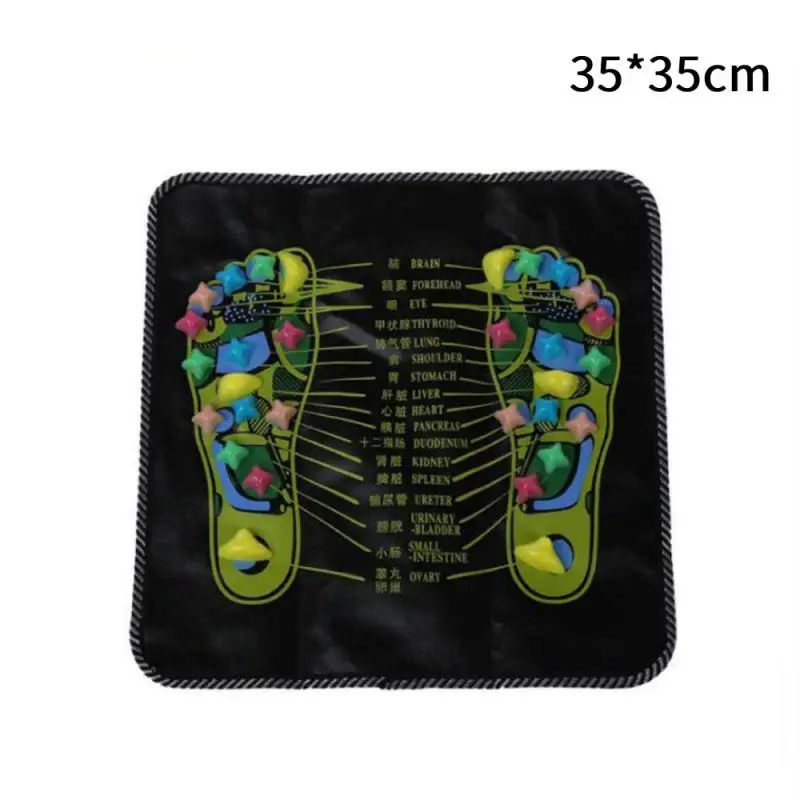 Foot Massage Mat Healthy Acupuncture Foot Mat Reflexology Walk Stone Leg Pad Pain Relief Healthcare Acupressure Massageador