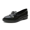 Shoes Woman Flats Casual Female Sneakers Oxfords Fringe Clogs Platform Pointed Toe Loafers With Fur Dress Leather Winter Tassel 5