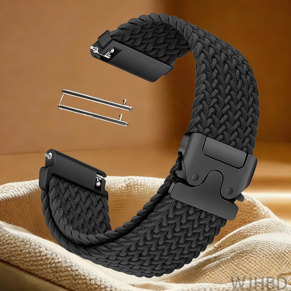 Braided Loop Strap with Parachute Buckle - Nylon Watchband