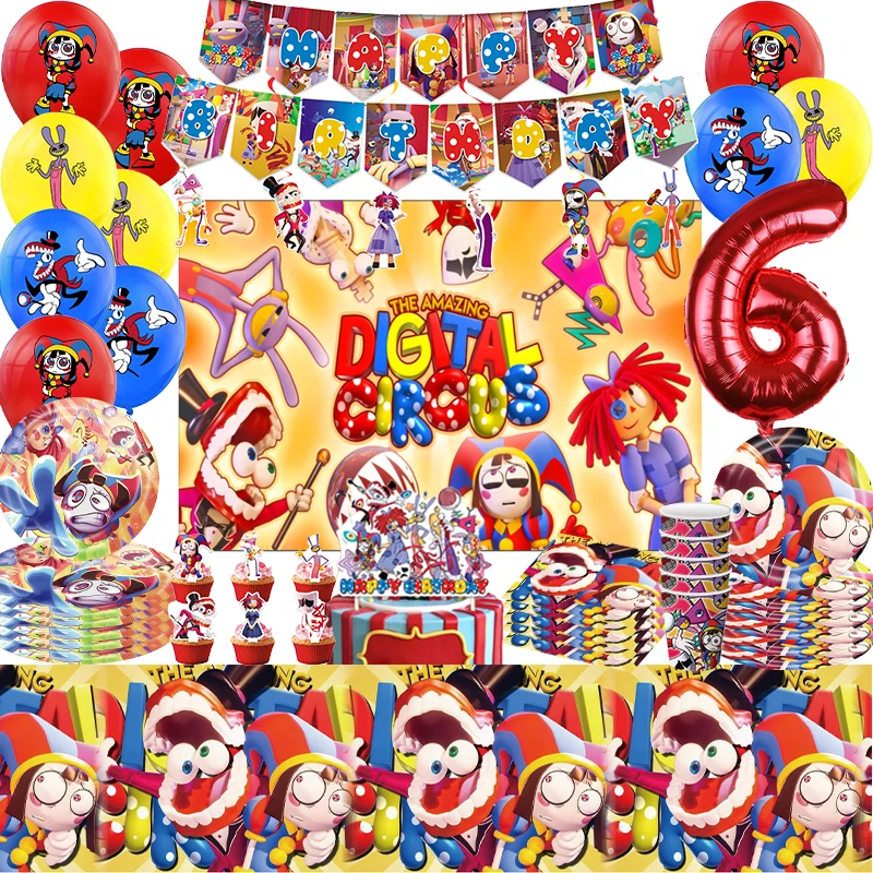 The Amazing Digital Circus decorazione per feste di compleanno - Martha's  Cottage